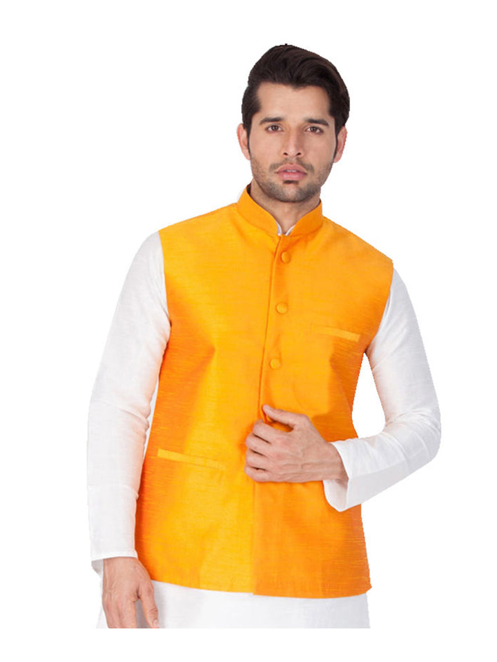 Plain Cotton Jacket for Men | Stylish Ethnic Wear for Special Occasions