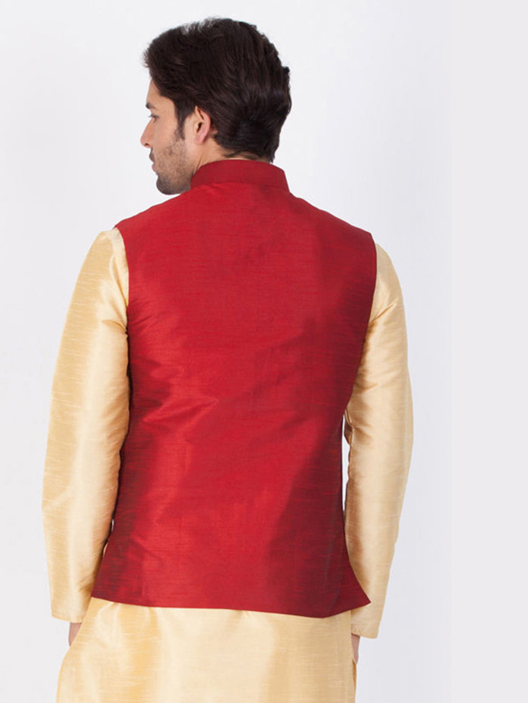 Plain Cotton Jacket for Men | Stylish Ethnic Wear for Special Occasions