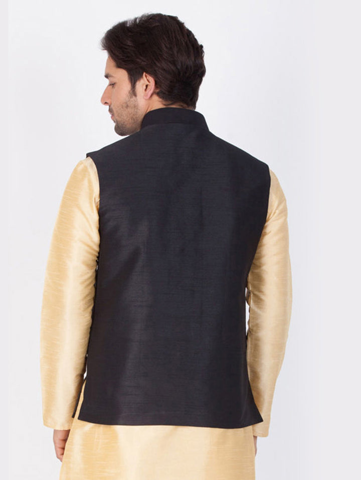 Plain Cotton Jacket for Men | Stylish Ethnic Wear for Special Occasions