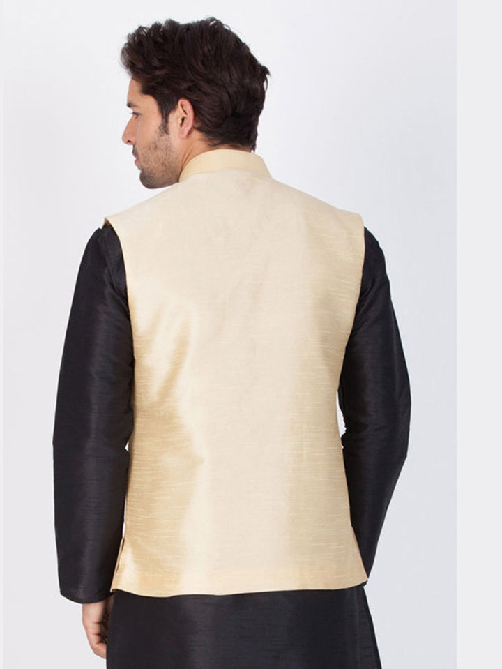 Plain Cotton Jacket for Men | Stylish Ethnic Wear for Special Occasions