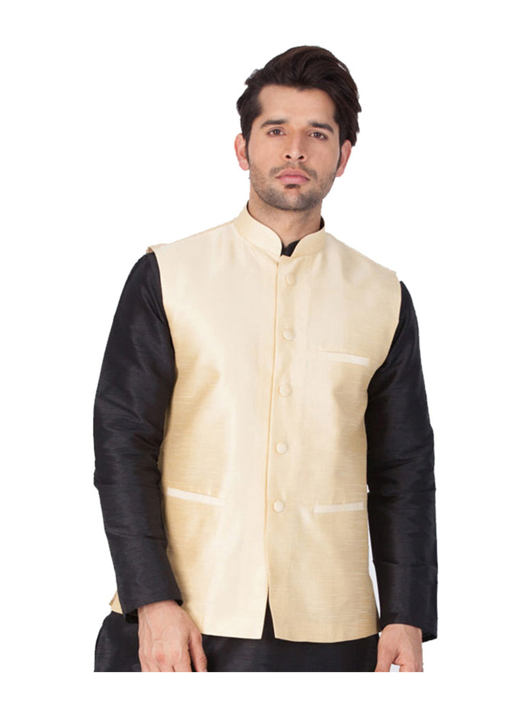 Plain Cotton Jacket for Men | Stylish Ethnic Wear for Special Occasions