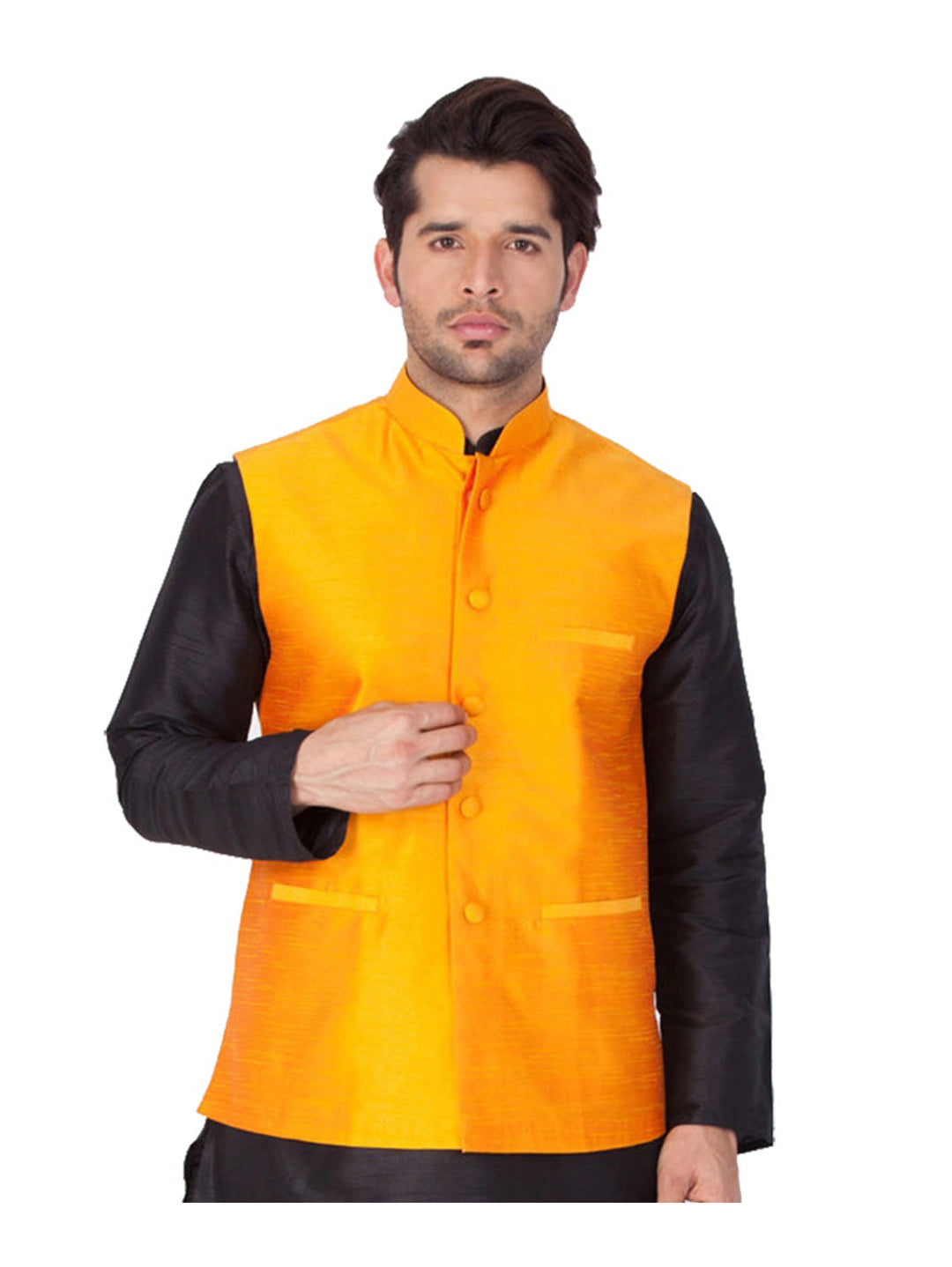 Plain Cotton Jacket for Men | Stylish Ethnic Wear for Special Occasions