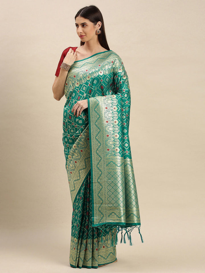 Banarasi Silk Saree with Designer Weaving | Perfect for Weddings