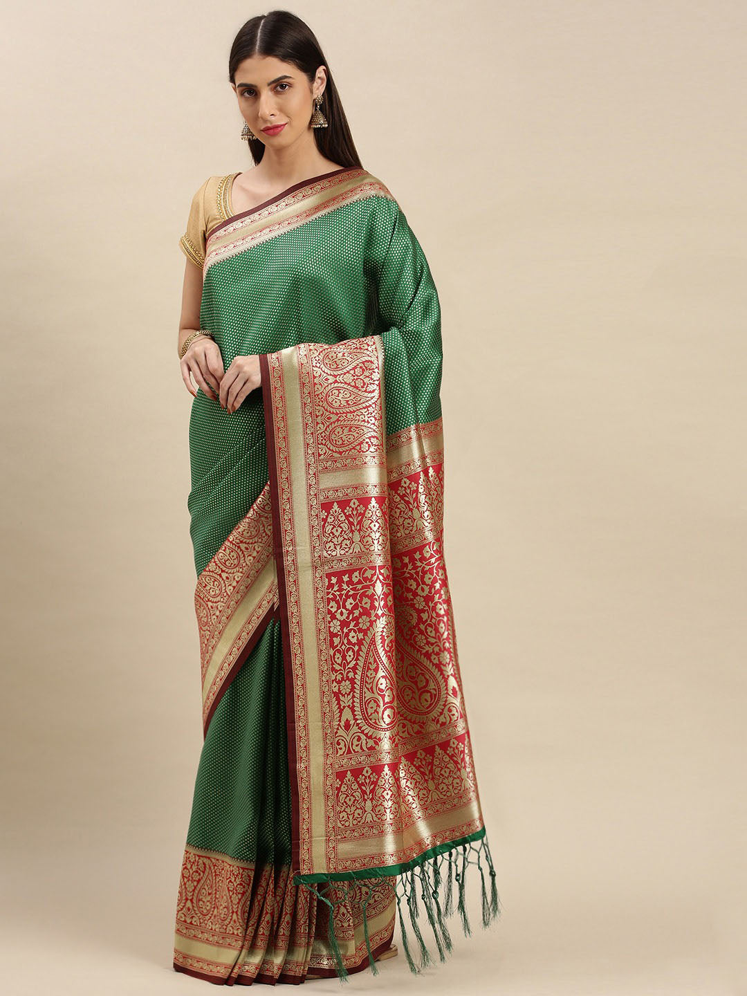 Banarasi Silk Saree | Designer Woven Work | Special Event & Wedding Wear