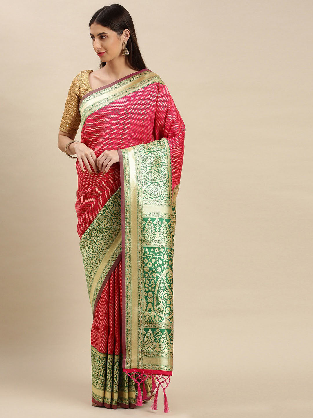 Banarasi Silk Saree | Designer Woven Work | Special Event & Wedding Wear