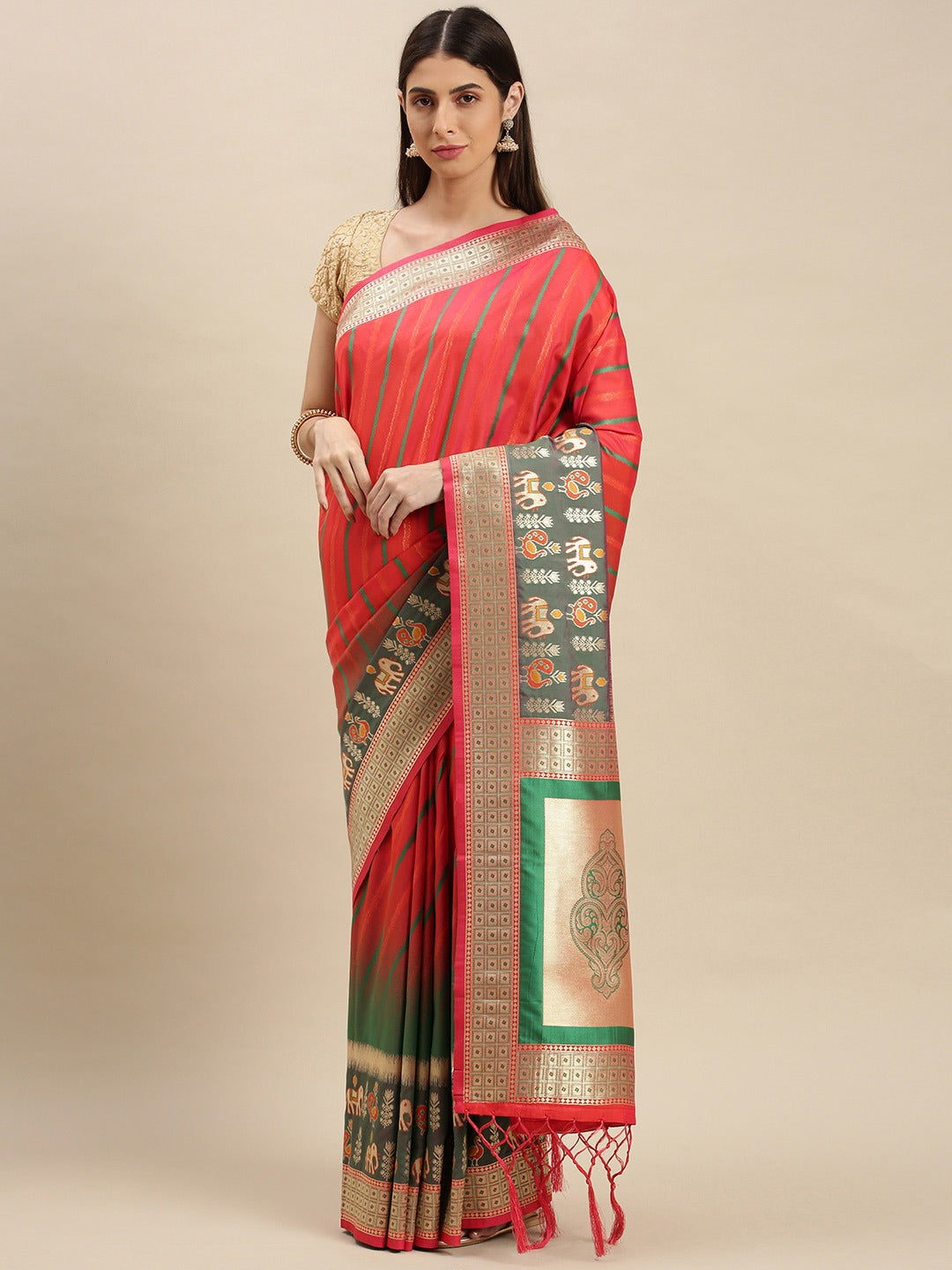 Banarasi Silk Saree | Designer Weaving | Festive & Wedding Attire | Special Event