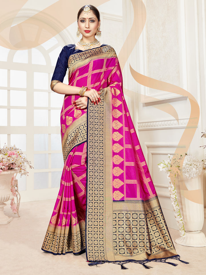 Banarasi Silk Saree | Designer Woven Work | Elegant Occasion Wear