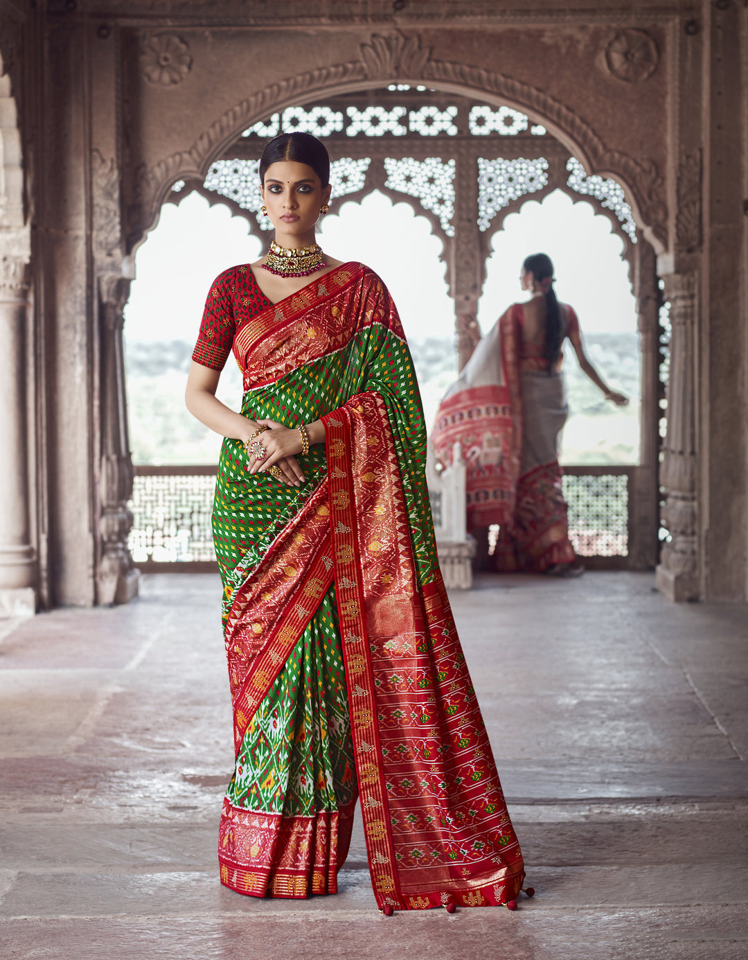 Patola Silk Saree | Heavy Woven Designer Fabric | Wedding & Festive Wear