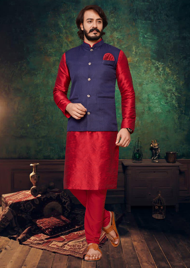 Kurta Pajama Koti for Men | Designer Ethnic Jacket Stylish Outfit