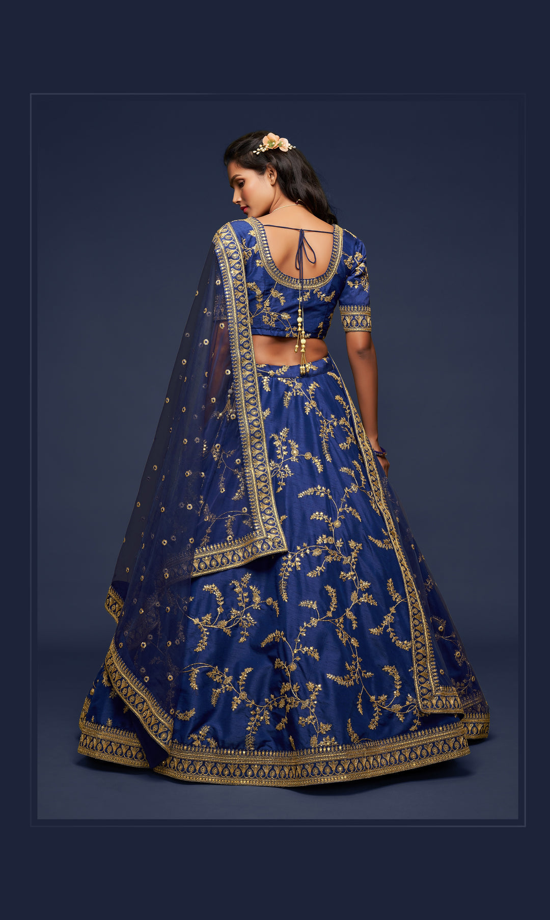 Elegant Art Silk Lehenga Choli | Soft Net Dupatta with Embroidery Work