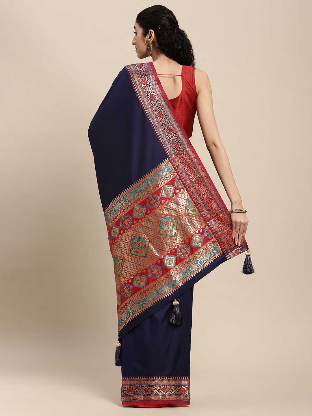 Silk Saree with Woven Work | Traditional Wedding & Party Wear | Special Event