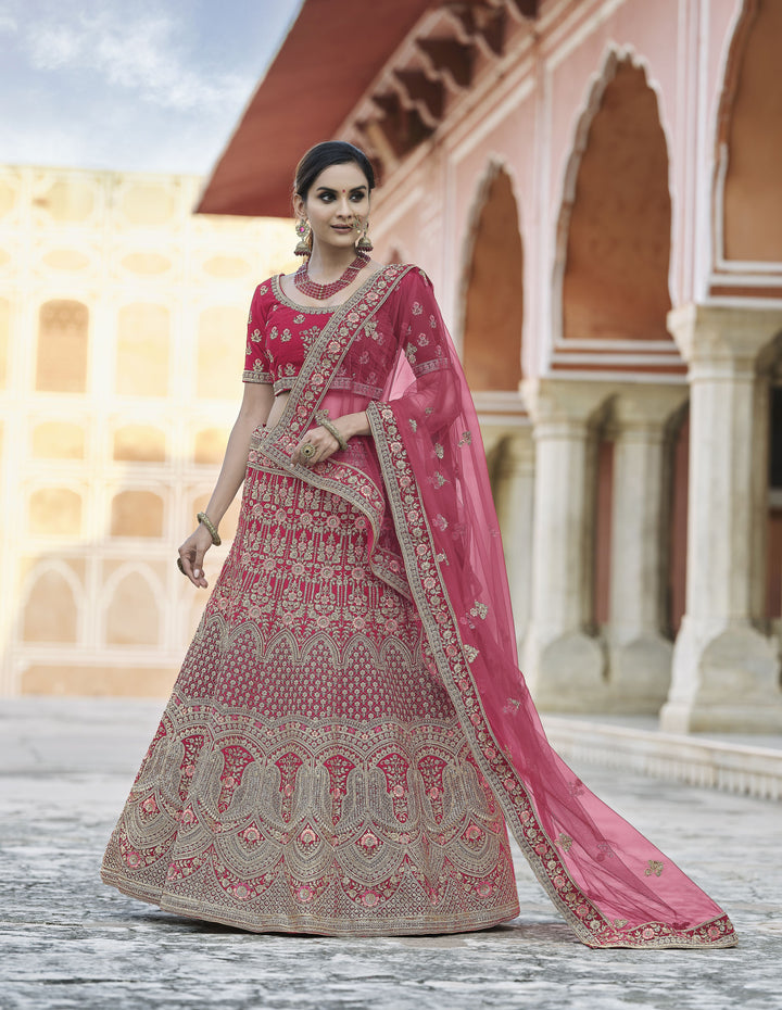 Luxury Velvet Lehenga | Heavy Embroidery & Hand Work for Weddings & Events