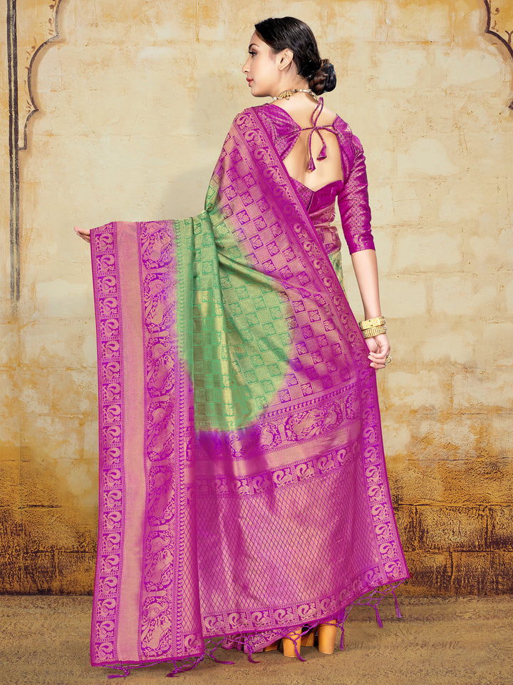 Designer Art-Silk Saree | Traditional Weaving | Wedding & Party Wear | Special Event Ceremonial