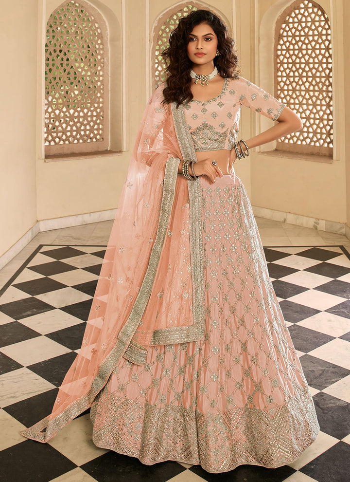 Dori and Embroidery Crepe Lehenga | Perfect for Weddings and Special Events