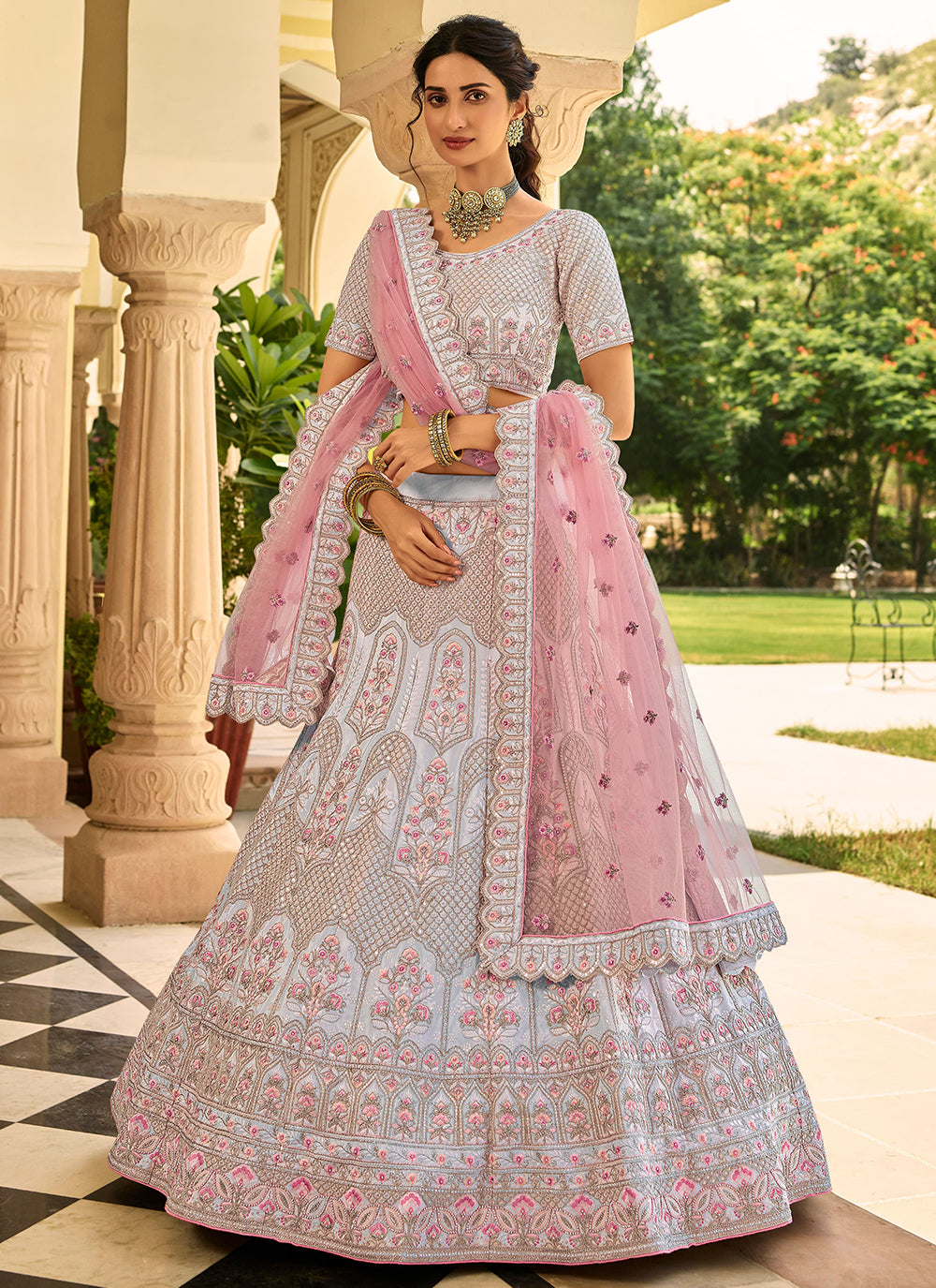 Crepe Dori-Work Lehenga | Bridal & Party Wear for Special Events