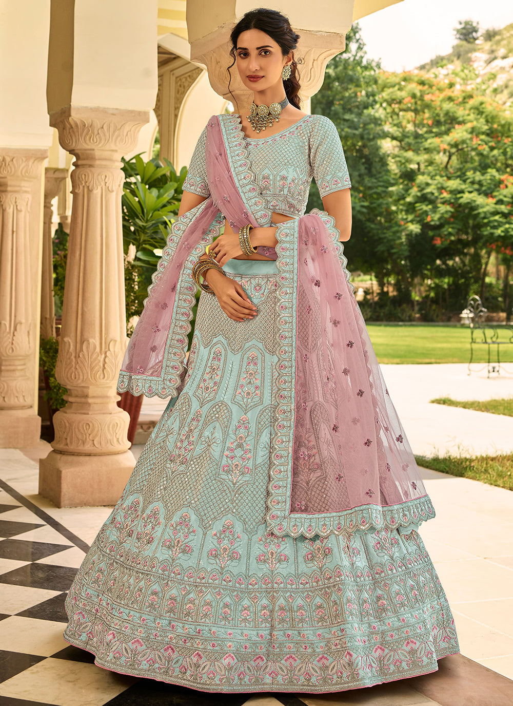 Crepe Dori-Work Lehenga | Bridal & Party Wear for Special Events