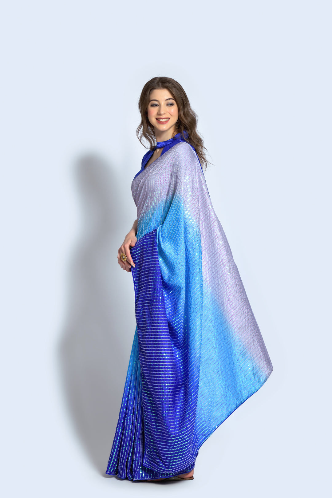 Stunning Georgette Saree with | Unmatched Beauty for Grand Occasions