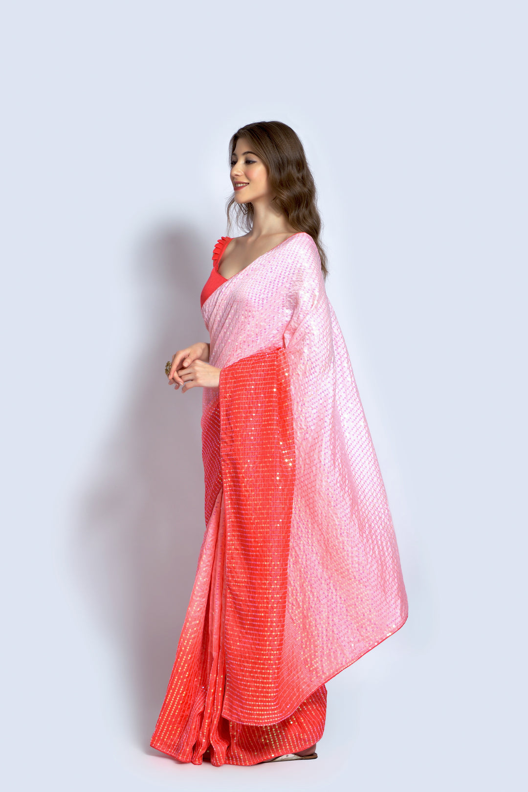 Stunning Georgette Saree with | Unmatched Beauty for Grand Occasions