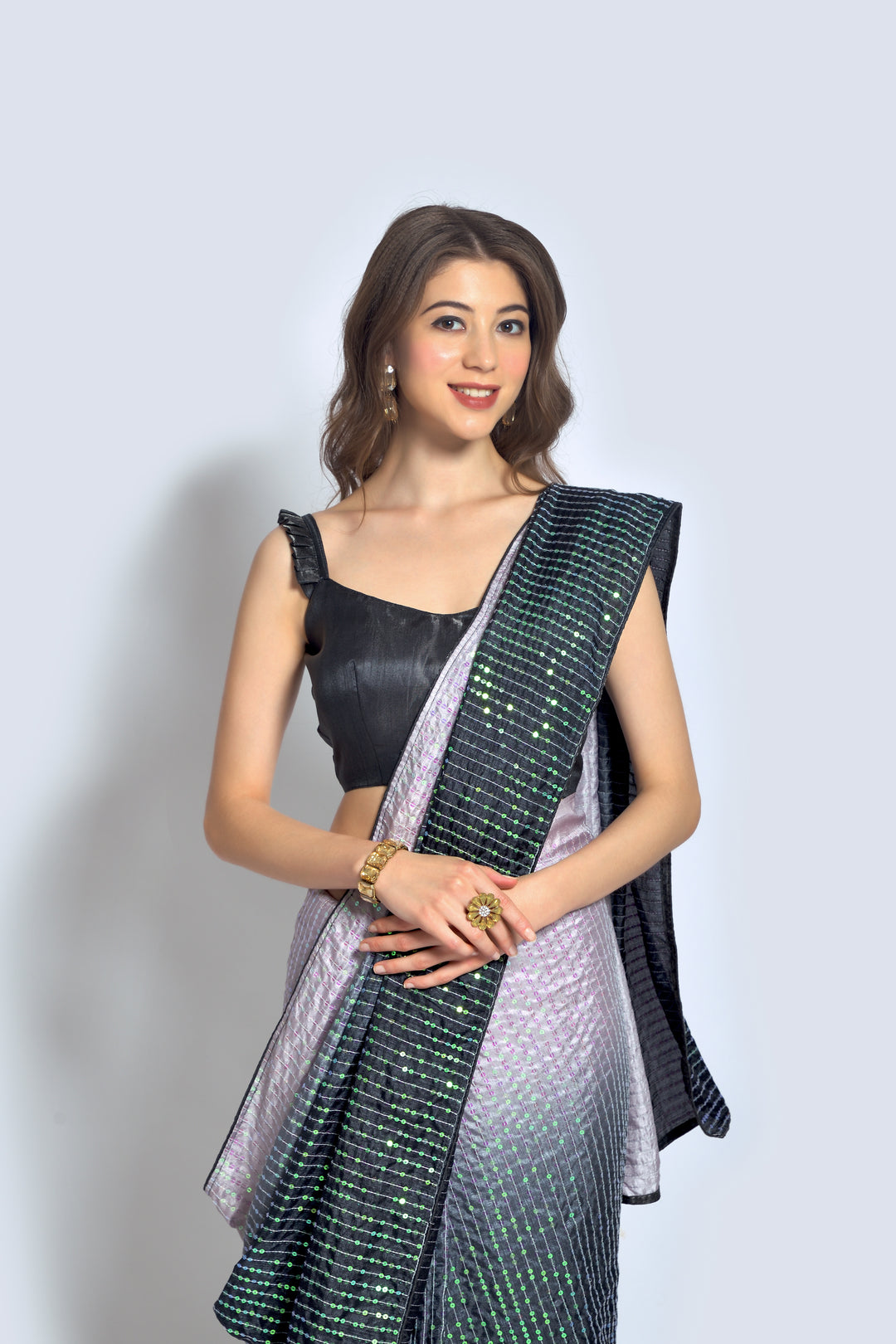 Stunning Georgette Saree with | Unmatched Beauty for Grand Occasions