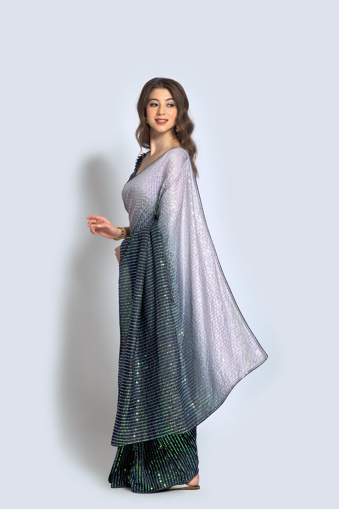 Stunning Georgette Saree with | Unmatched Beauty for Grand Occasions