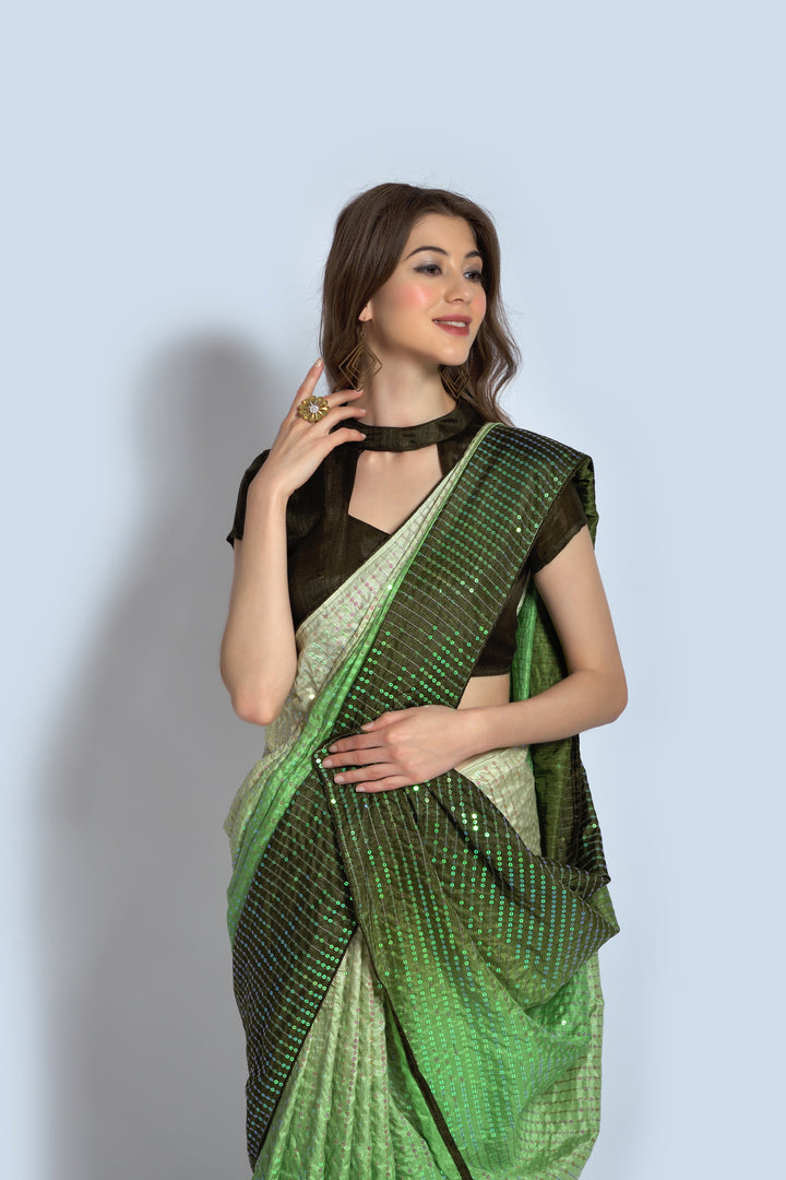 Stunning Georgette Saree with | Unmatched Beauty for Grand Occasions