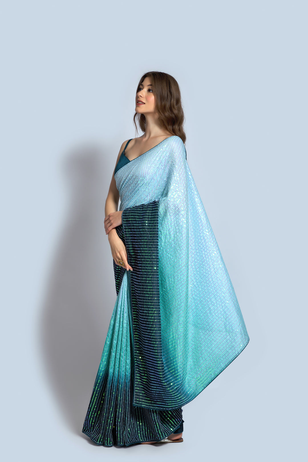 Stunning Georgette Saree with | Unmatched Beauty for Grand Occasions