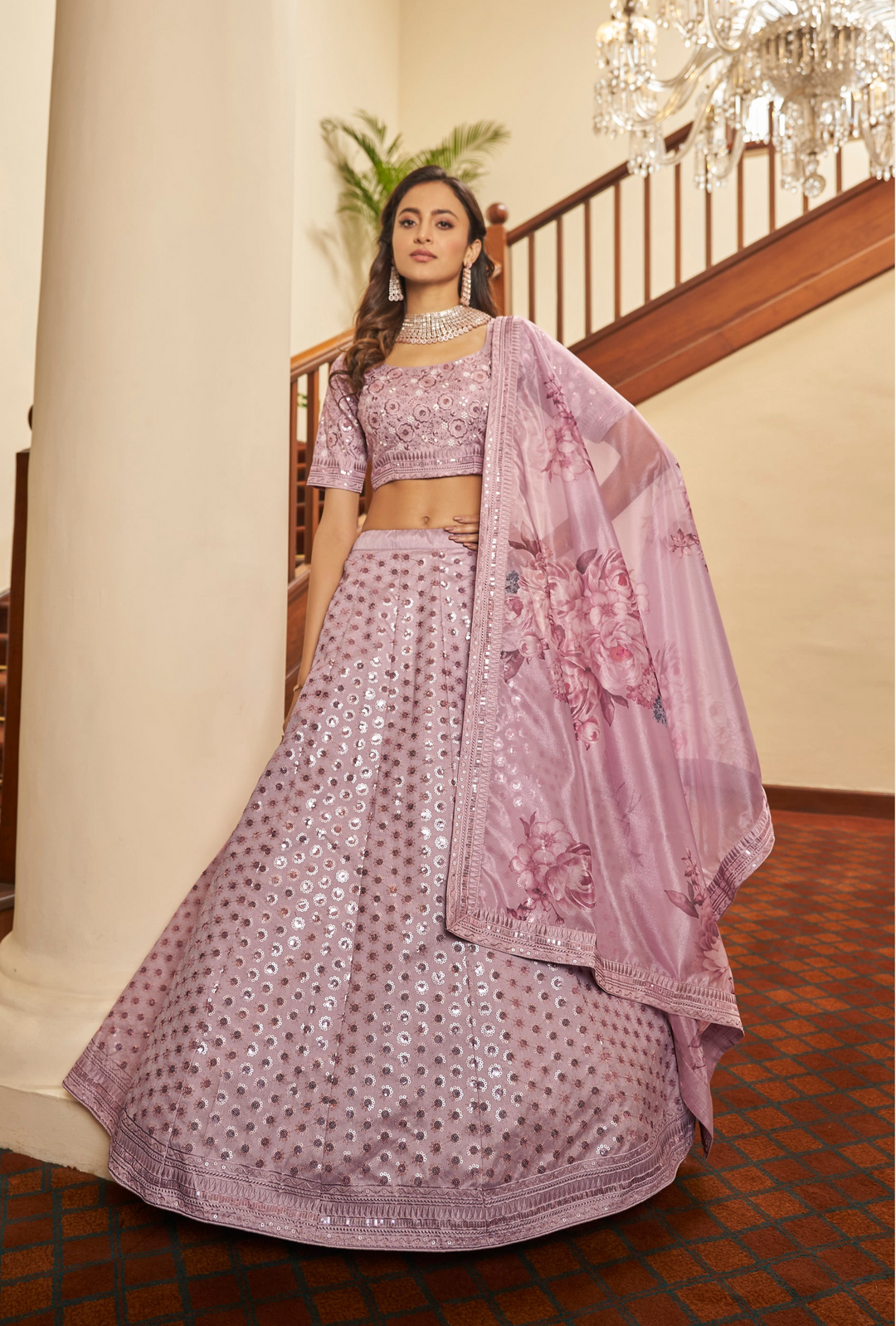 Radiant Art Silk Lehenga with Dupatta | A Graceful Addition to Your Wardrobe