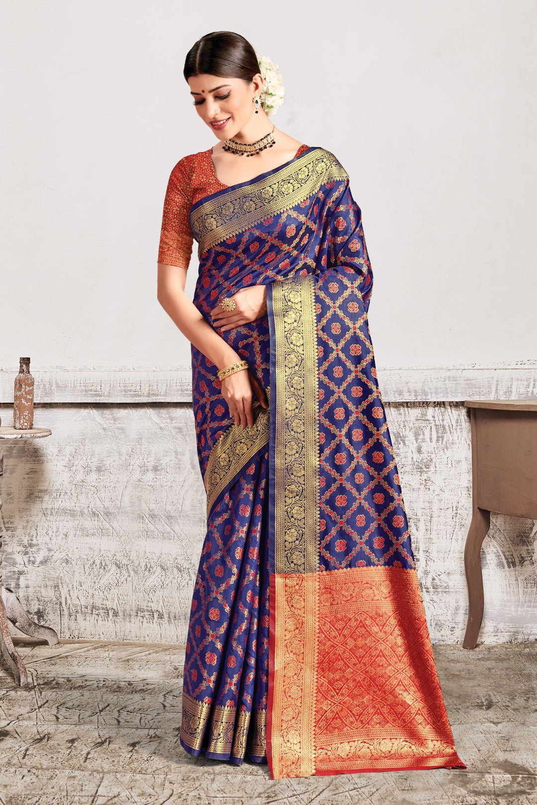 Luxurious Silk Saree with | A Graceful Addition to Your Wardrobe