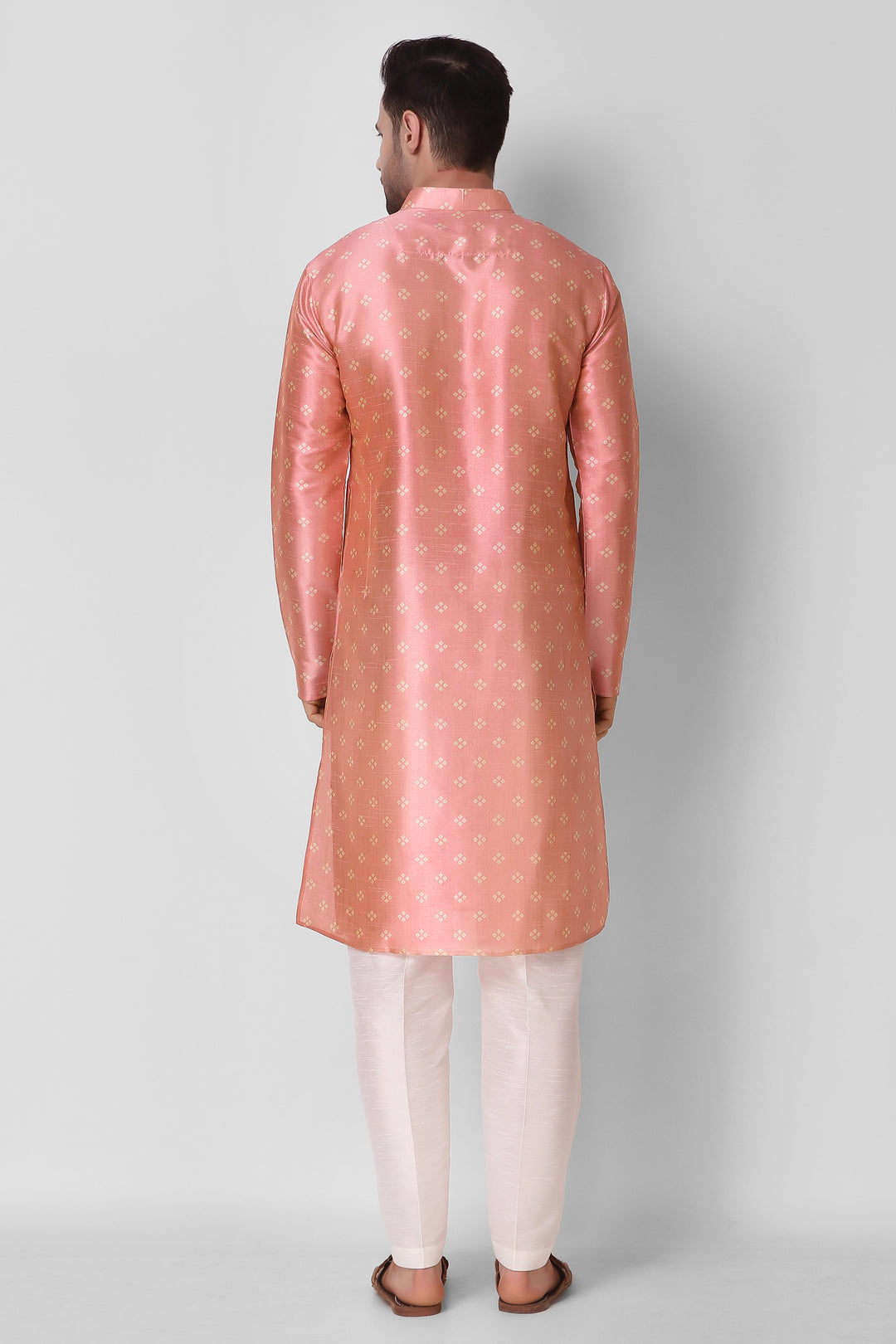 Art Silk Kurta Pajama Set | Digital Print Design Modern Men's