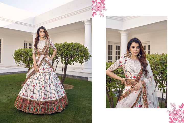 Gorgeous Silk Lehenga with Dupatta | A Captivating Traditional Ensemble