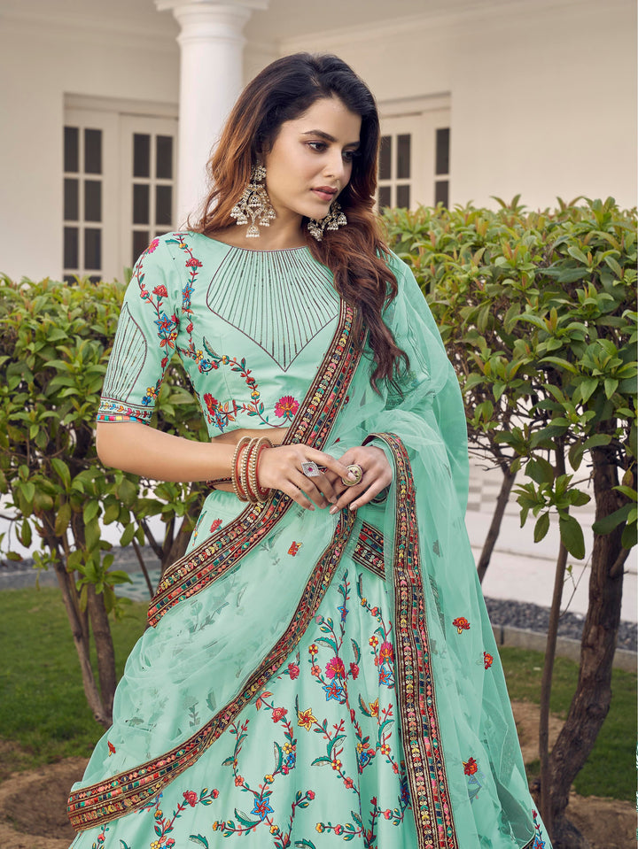 Gorgeous Silk Lehenga with Dupatta | A Captivating Traditional Ensemble