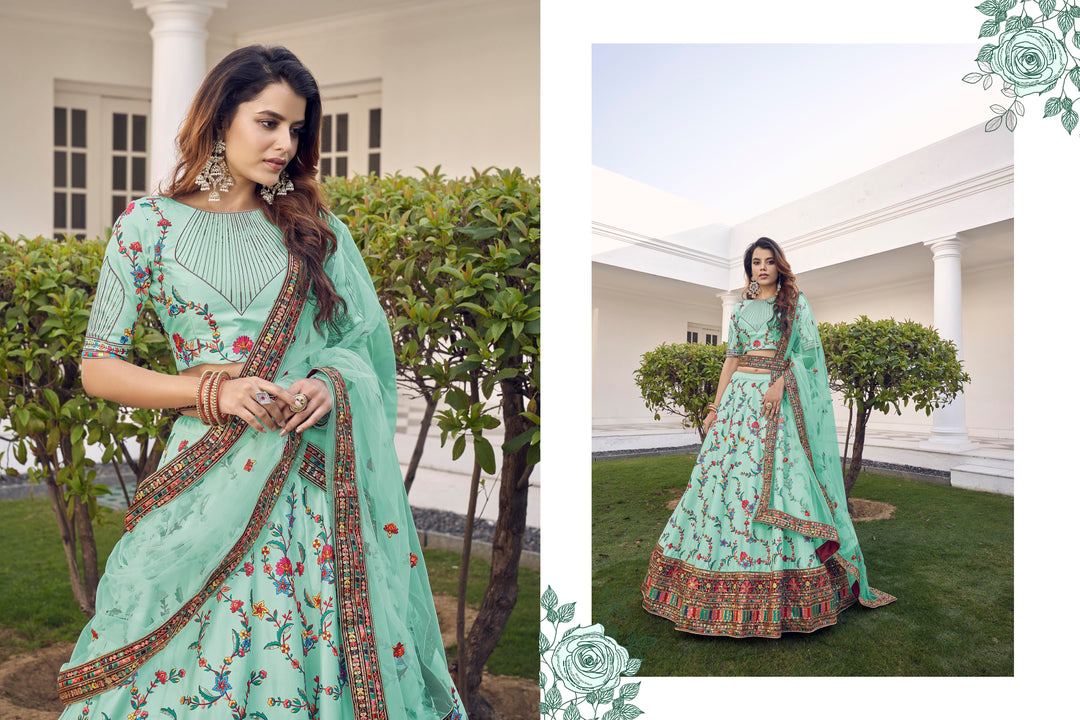 Gorgeous Silk Lehenga with Dupatta | A Captivating Traditional Ensemble