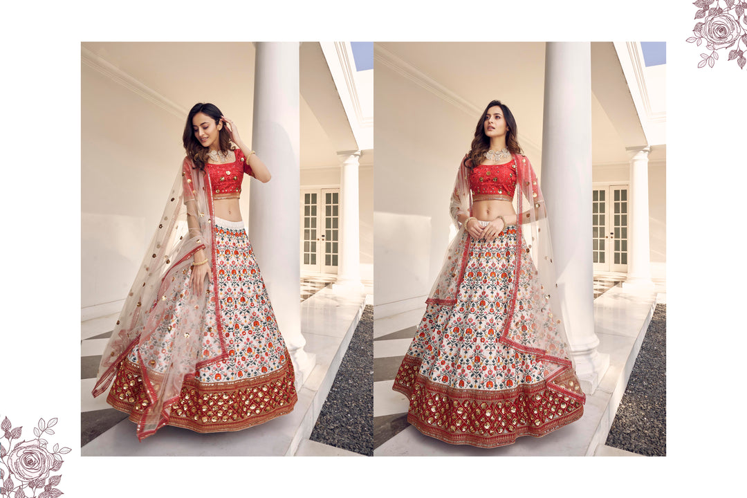 Exquisite Art Silk Lehenga with Dupatta | A Stylish and Sophisticated Choice