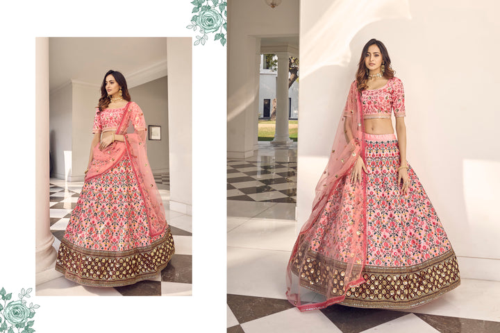 Exquisite Art Silk Lehenga with Dupatta | A Stylish and Sophisticated Choice