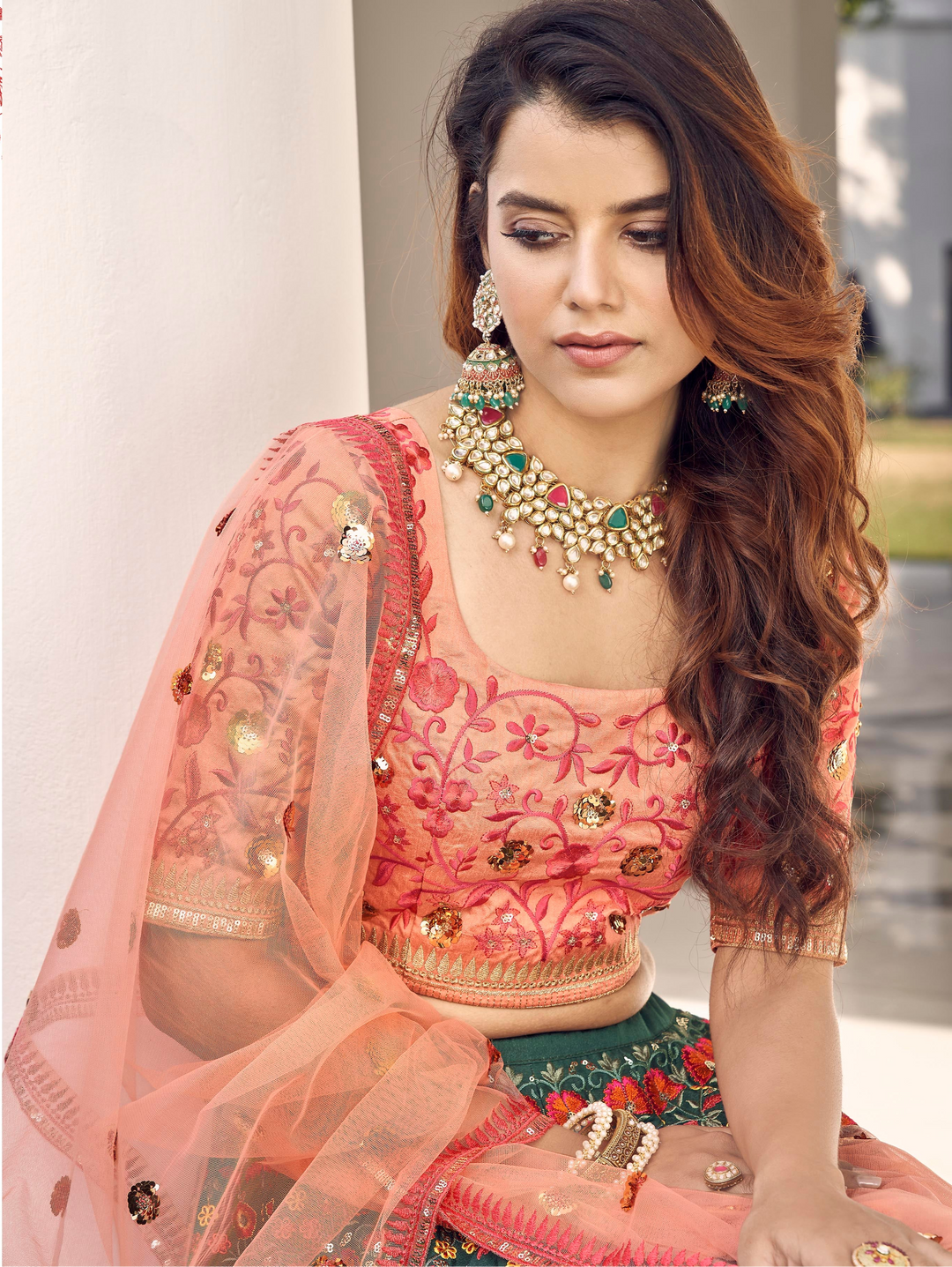 Exquisite Art Silk Lehenga with Dupatta | A Stylish and Sophisticated Choice