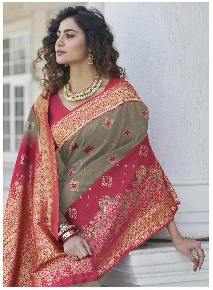 Banarasi Silk Saree | Woven Jari Designer for Special Events and Weddings