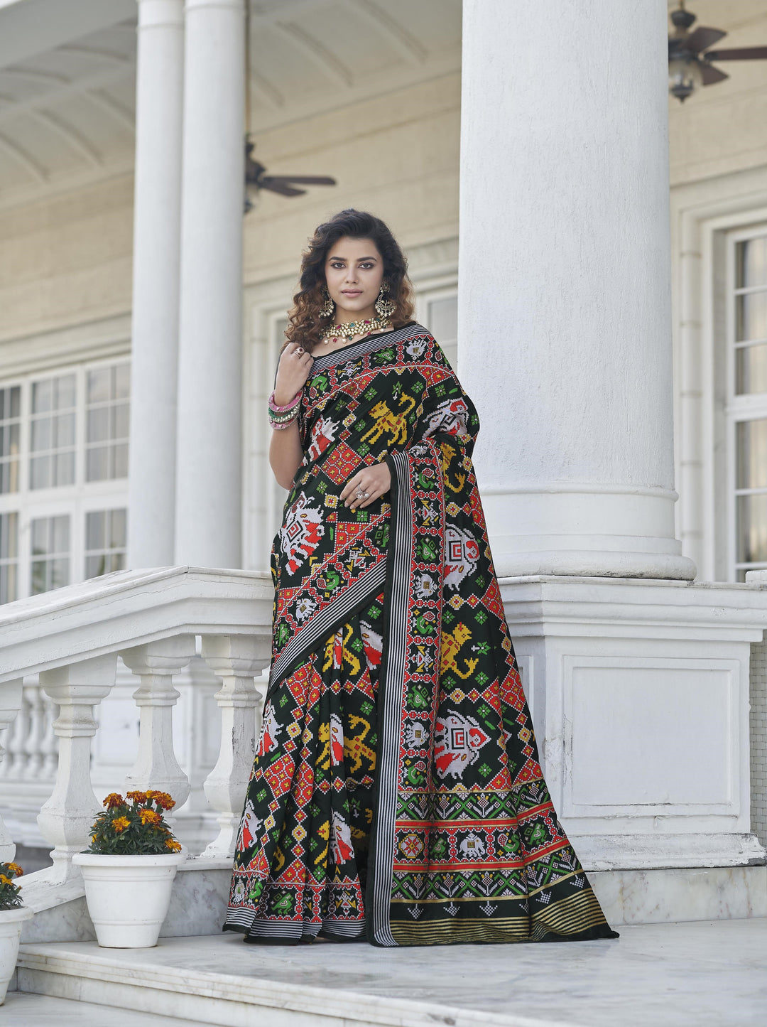 Exclusive Patola-Silk Saree | Designer Patola-Printed for Special Events