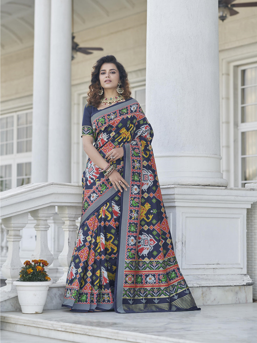 Exclusive Patola-Silk Saree | Designer Patola-Printed for Special Events