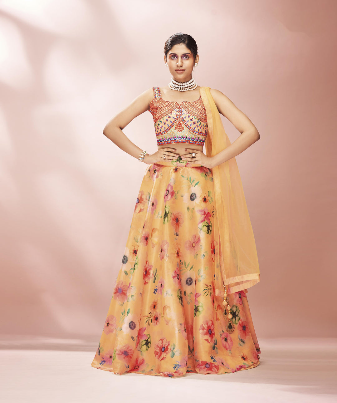 Art-Silk Embroidered Lehenga | Elegant Party & Bridal Wear for Events