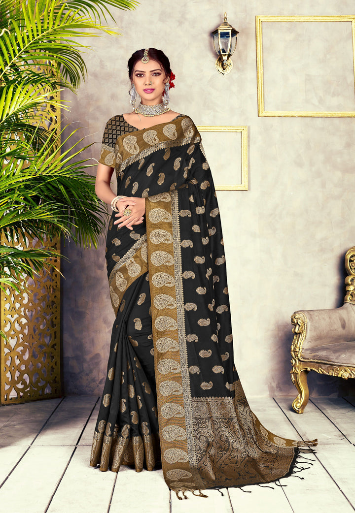 Chanderi-Cotton Saree | Heavy Woven Designer for Special Events & Weddings