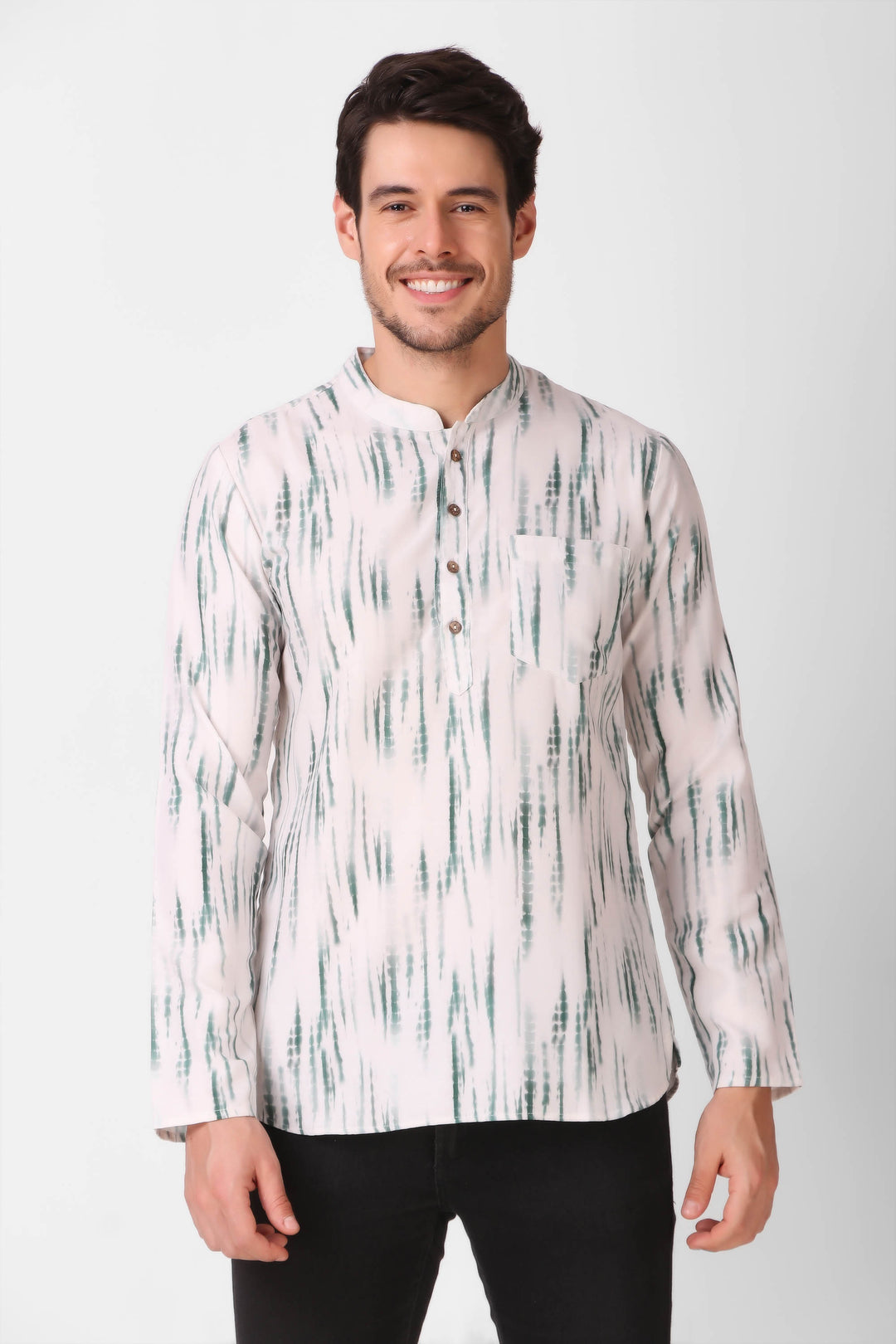 Designer Cotton Rayon Kurta | Stylish Digital Print for Traditional Events