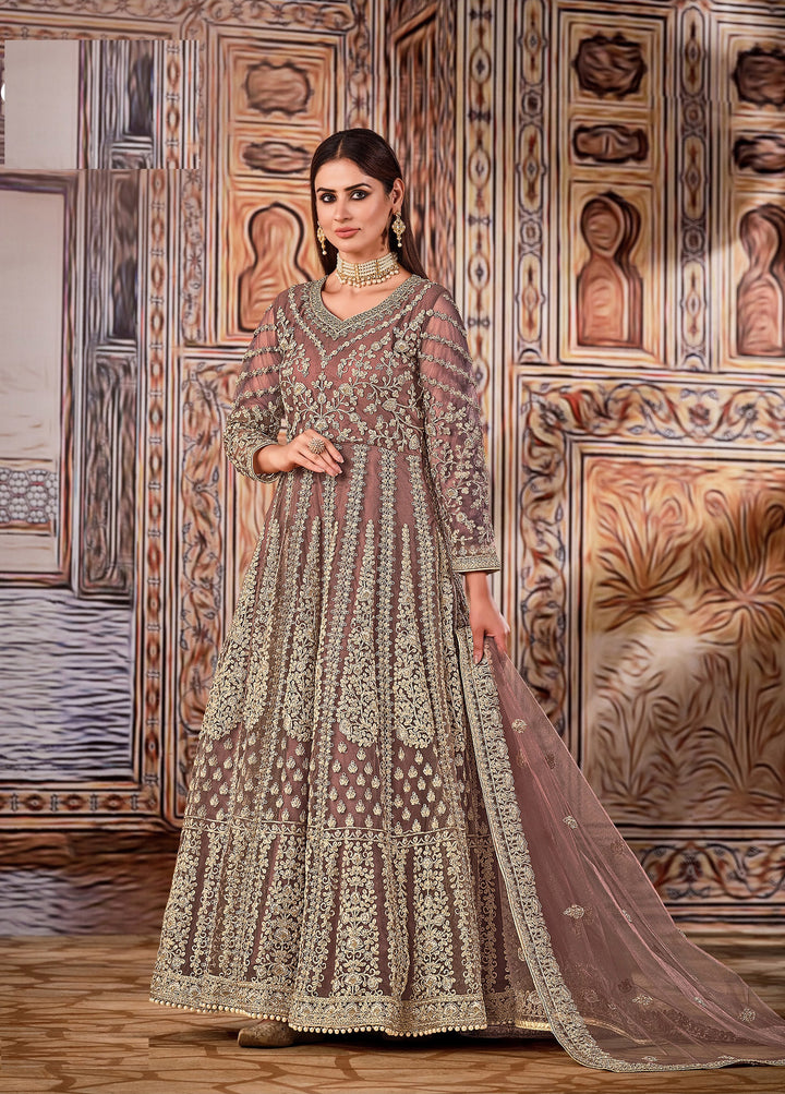 Butterfly Net Anarkali Suit | Heavy Coading, Sequins, and Hand Work with Dupatta