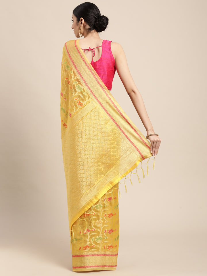 Sophisticated Organza Saree with | Unmatched Beauty for Grand Occasions