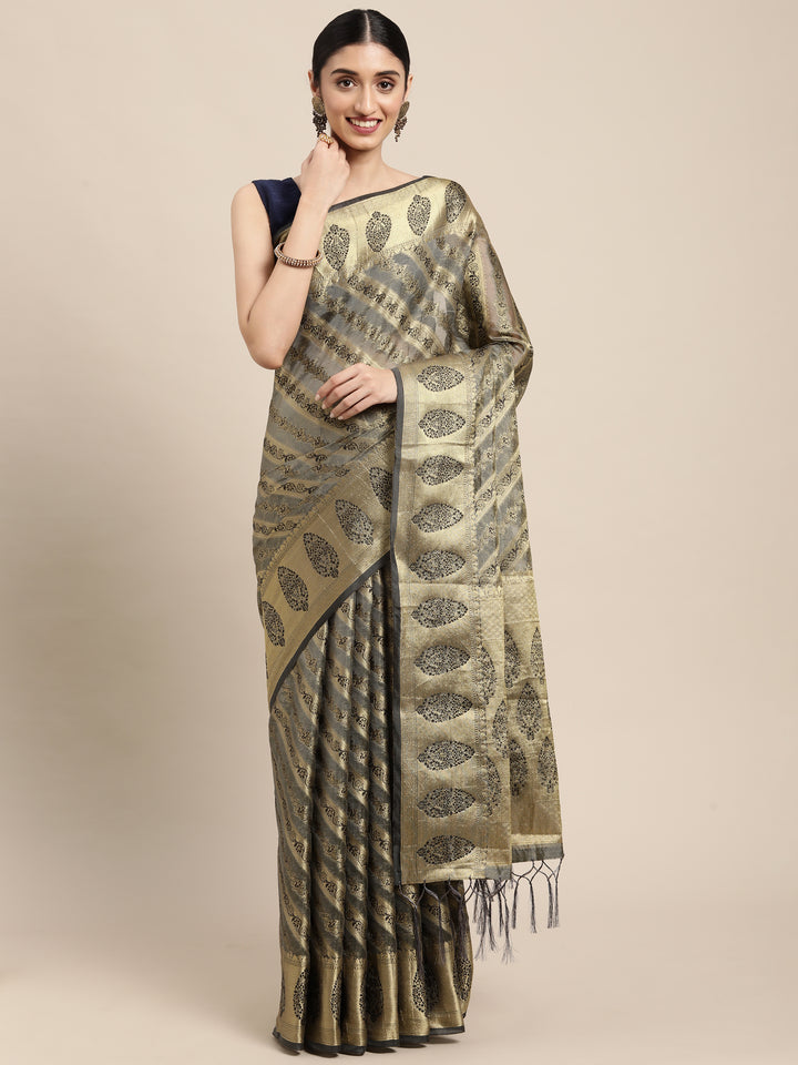 Luxurious Organza Saree with | Unmatched Beauty for Grand Occasions