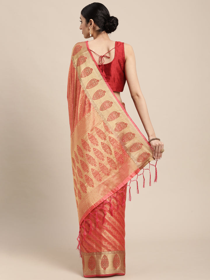 Luxurious Organza Saree with | Unmatched Beauty for Grand Occasions