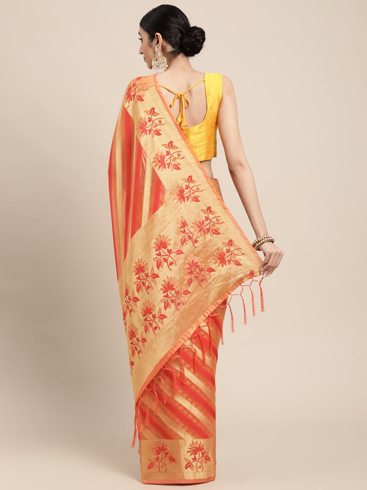 Breathtaking Organza Saree with | An Exclusive Designer Masterpiece