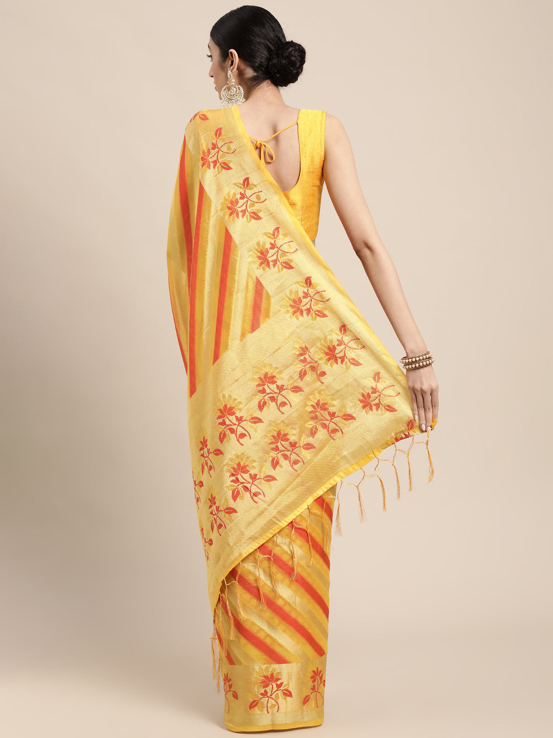 Breathtaking Organza Saree with | An Exclusive Designer Masterpiece