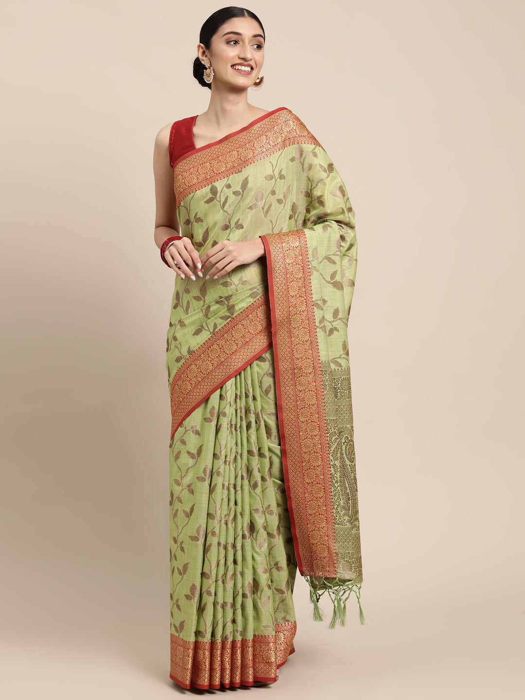 Radiant Cotton Saree with | A Stylish and Sophisticated Choice