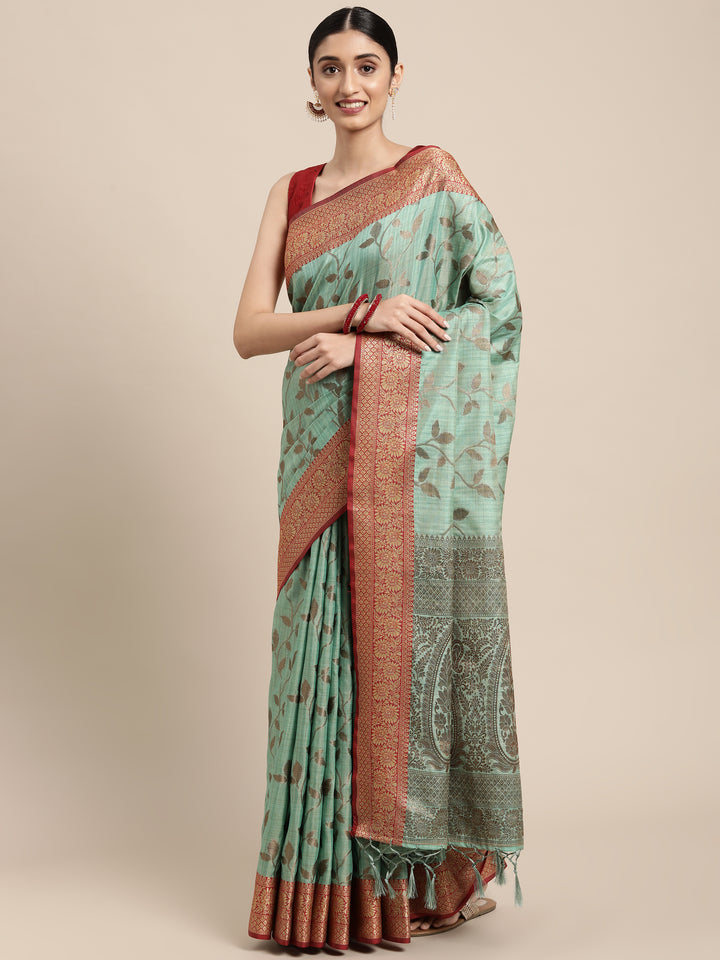 Radiant Cotton Saree with | A Stylish and Sophisticated Choice