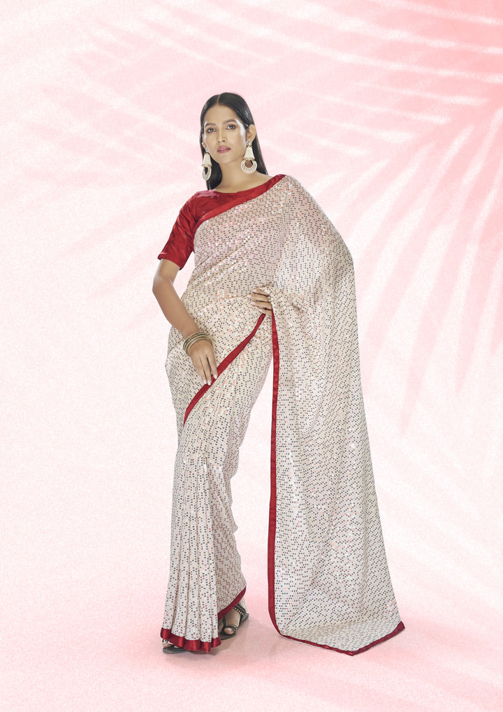 Elegant Georgette Saree with | A Stylish and Sophisticated Choice